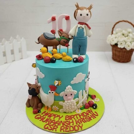 Farm Themed Cake
