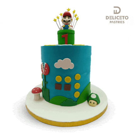 Super Mario Bros Theme Cake