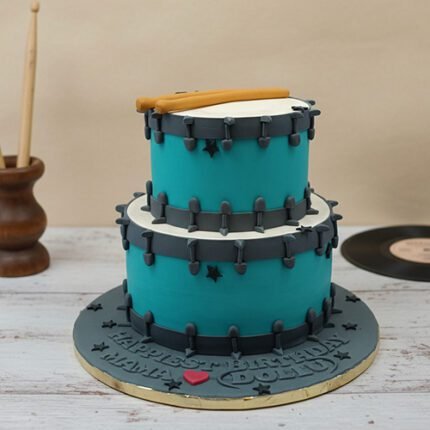 Drum Themed Cake