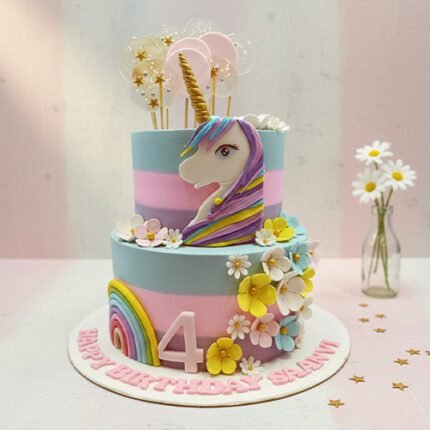 Unicorn Theme Cake